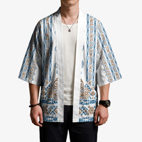 Personalised Papua New Guinea Bird Ethnic Kimono Papuan Batik Inspired Pattern LT9 - Polynesian Pride