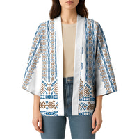 Personalised Papua New Guinea Bird Ethnic Kimono Papuan Batik Inspired Pattern LT9 - Polynesian Pride