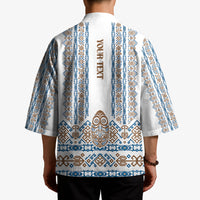 Personalised Papua New Guinea Bird Ethnic Kimono Papuan Batik Inspired Pattern LT9 - Polynesian Pride