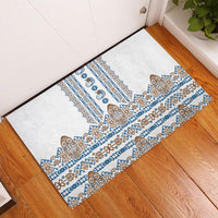 Papua New Guinea Bird Ethnic Rubber Doormat Papuan Batik Inspired Pattern LT9 - Polynesian Pride