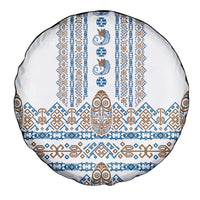Papua New Guinea Bird Ethnic Spare Tire Cover Papuan Batik Inspired Pattern LT9 - Polynesian Pride