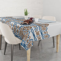 Papua New Guinea Bird Ethnic Tablecloth Papuan Batik Inspired Pattern LT9 - Polynesian Pride