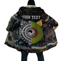 Australia New Zealand Personalised Cloak Maori Aboriginal Art Style - Polynesian Pride