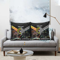 Australia New Zealand Personalised Pillow Cover Maori Aboriginal Art Style - Polynesian Pride