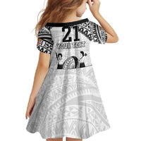Custom Fiji Rugby Pacific Family Matching Off Shoulder Maxi Dress and Hawaiian Shirt Polynesian Palm Tattoo LT9 - Polynesian Pride