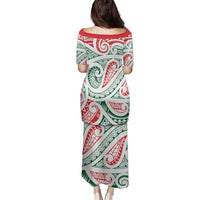 New Zealand Kowhaiwhai Christmas Family Matching Puletasi and Hawaiian Shirt Traditional Maori Koru Pattern LT9 - Polynesian Pride