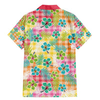 Hawaiian Palaka Family Matching Mermaid Dress and Hawaiian Shirt Hibiscus Palm Leaf Pattern LT9 - Polynesian Pride