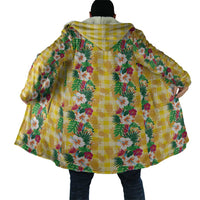 Hawaiian Palaka Cloak Hibiscus Pineapple Lei - Polynesian Pride