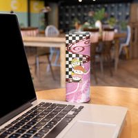 Personalized Japanese Kawaii Sushi Roll Skinny Tumbler Wagara Palaka Pattern