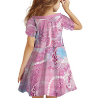 Japanese Koi Fish Family Matching Tank Maxi Dress and Hawaiian Shirt Pink Wagara Palaka Honohono Pikake Lei LT9 - Polynesian Pride