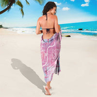 Japanese Koi Fish Sarong Pink Wagara Palaka Honohono Pikake Lei