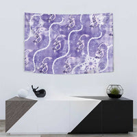 Japanese Koi Fish Tapestry Purple Wagara Palaka Honohono Pikake Lei