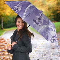 Japanese Koi Fish Umbrella Purple Wagara Palaka Honohono Pikake Lei