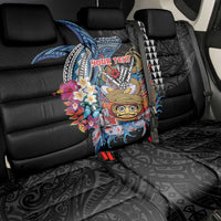 Personalized Japanese Koi Fish Ramen Back Car Seat Cover Aloha Shark Kakau Pattern