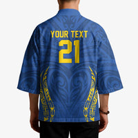 Custom Oceania Football Solomon Kings Kimono Polynesian Tribal Pattern