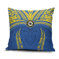 Oceania Football Solomon Kings Pillow Cover Polynesian Tribal Pattern