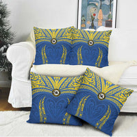 Oceania Football Solomon Kings Pillow Cover Polynesian Tribal Pattern
