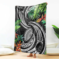 Polynesian Pacific Rugby Tribal Blanket Tropical Vibe