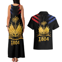 Haiti Independence Day Couples Matching Tank Maxi Dress and Hawaiian Shirt The First Black Republic Since 1804 LT9 - Polynesian Pride