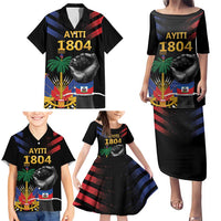 Haiti Independence Day Family Matching Puletasi and Hawaiian Shirt The First Black Republic Since 1804 LT9 - Polynesian Pride
