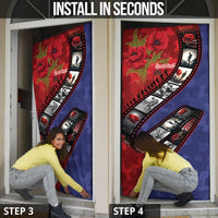 Personalised ANZAC Spirit 1915-2026 Filmstrip Tribute Door Cover Lest We Forget 25 April LT9 - Polynesian Pride