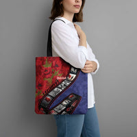 Personalised ANZAC Spirit 1915-2026 Filmstrip Tribute Tote Bag Lest We Forget 25 April LT9 - Polynesian Pride