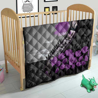 Personalised Remembering ANZAC Lest We Forget Quilt Vintage Film Frame Memorial Purple Poppy