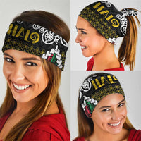 Halo Vanuatu Pride Neck Gaiter Vanuatuan Sand Drawing Pattern - Polynesian Pride