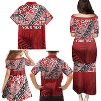 Malo e lelei Tonga Family Matching Puletasi and Hawaiian Shirt Ngatu Tokelau Feletoa Fata Traditional Polynesian Pattern LT9 - Polynesian Pride