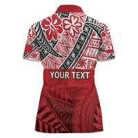 Malo e lelei Tonga Women Polo Shirt Ngatu Tokelau Feletoa Fata Traditional Polynesian Pattern LT9 - Polynesian Pride