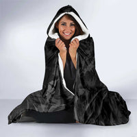 Custom Rugby Southern Hemisphere Hooded Blanket Argentina AUNZ South Africa Mascot Black LT9 - Polynesian Pride