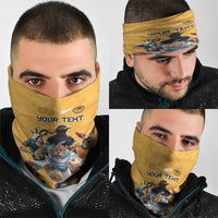 Custom Rugby Southern Hemisphere Neck Gaiter Argentina AUNZ South Africa Mascot Gold LT9 - Polynesian Pride