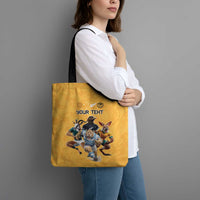 Custom Rugby Southern Hemisphere Tote Bag Argentina AUNZ South Africa Mascot Gold LT9 - Polynesian Pride
