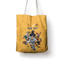 Custom Rugby Southern Hemisphere Tote Bag Argentina AUNZ South Africa Mascot Gold LT9 - Polynesian Pride