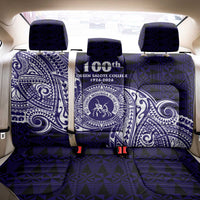 Tonga Queen Salote College 100th Years Back Car Seat Cover Est 1926 Tongan Ngatu Tapa LT9 - Polynesian Pride