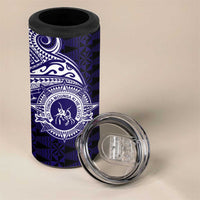 Tonga Queen Salote College 100th Years 4 in 1 Can Cooler Tumbler Est 1926 Tongan Ngatu Tapa LT9 - Polynesian Pride