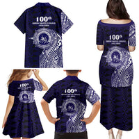 Tonga Queen Salote College 100th Years Family Matching Puletasi and Hawaiian Shirt Est 1926 Tongan Ngatu Tapa LT9 - Polynesian Pride