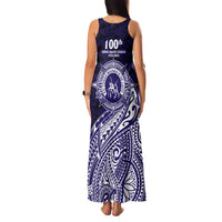 Tonga Queen Salote College 100th Years Family Matching Tank Maxi Dress and Hawaiian Shirt Est 1926 Tongan Ngatu Tapa LT9 - Polynesian Pride