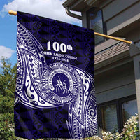 Tonga Queen Salote College 100th Years Garden Flag Est 1926 Tongan Ngatu Tapa LT9 - Polynesian Pride