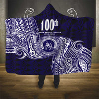 Tonga Queen Salote College 100th Years Hooded Blanket Est 1926 Tongan Ngatu Tapa LT9 - Polynesian Pride