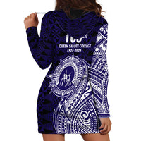 Tonga Queen Salote College 100th Years Hoodie Dress Est 1926 Tongan Ngatu Tapa LT9 - Polynesian Pride