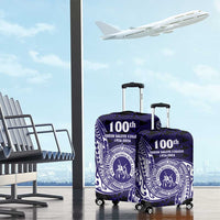 Tonga Queen Salote College 100th Years Luggage Cover Est 1926 Tongan Ngatu Tapa LT9 - Polynesian Pride
