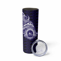 Tonga Queen Salote College 100th Years Skinny Tumbler Est 1926 Tongan Ngatu Tapa LT9 - Polynesian Pride