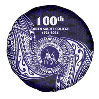 Tonga Queen Salote College 100th Years Spare Tire Cover Est 1926 Tongan Ngatu Tapa LT9 - Polynesian Pride