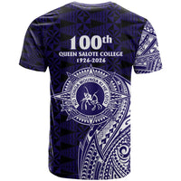 Tonga Queen Salote College 100th Years T Shirt Est 1926 Tongan Ngatu Tapa LT9 - Polynesian Pride