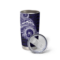 Tonga Queen Salote College 100th Years Tumbler Cup Est 1926 Tongan Ngatu Tapa LT9 - Polynesian Pride