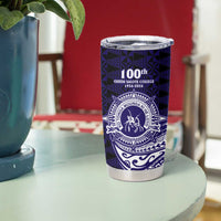 Tonga Queen Salote College 100th Years Tumbler Cup Est 1926 Tongan Ngatu Tapa LT9 - Polynesian Pride