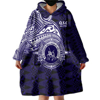 Tonga Queen Salote College 100th Years Wearable Blanket Hoodie Est 1926 Tongan Ngatu Tapa LT9 - Polynesian Pride