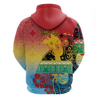 Personalised Torba PNG Day Hoodie Oro Tapa Pattern - Polynesian Pride