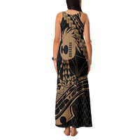 Ikaika Hawaiian Mythic Koa Tribal Warrior Family Matching Tank Maxi Dress and Hawaiian Shirt LT9 - Polynesian Pride